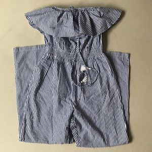 J. Crew seersucker jumpsuit, NWT